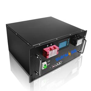 Batería de Almacenamiento de Energía Doméstica de 51.2V 48V, LiFePO4 100-300Ah, Sistema Solar de Iones de Litio con Pantalla LCD Inteligente Integrada - Product Image 2