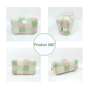 Sac de maquillage de voyage en tissu doux et mignon avec logo personnalisé pour femmes - Product Image 2