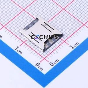 SNO-1430 SIM Card Connector SMD Connector Plug-In Type Nano SIM Card Card Holder 1.13mm - Product Image 1