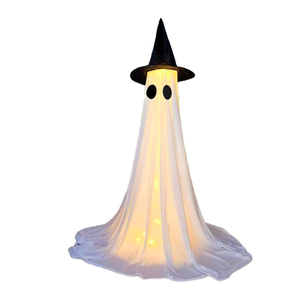 Оптовая продажа, устрашающие стоящие призраки, украшение, большое освещение, жуткие призраки, светодиодное освещение, уличные украшения для Хэллоуина - Product Image 1