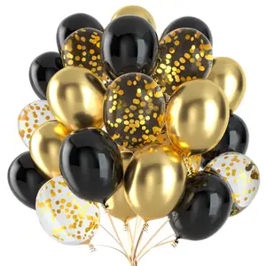 12 Zoll Perle matt Latex Ballon Metall Konfetti Balon Bulk für Abschluss Balao Geburtstag Hochzeits feier Dekorationen Ballon