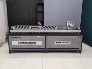 Mini xách tay hoàn toàn tự động xiên đường thẳng cạnh bander Máy chế biến Gỗ PVC 45 độ trước phay cạnh dải - Product Image 2