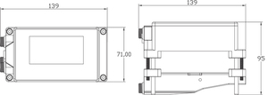 เครื่องวัดอัตราการไหลของน้ำแบบอัลตราโซนิกแบบพกพา OEM ปรับแต่งได้ ความแม่นยำ 1%  ช่องสัญญาณเอาต์พุต 4-20mA/RS485  แหล่งจ่ายไฟ 24VDC  หน้าจอ LCD  วัดแรงดันสุญญากาศแบบอัลตราโซนิก - Product Image 6