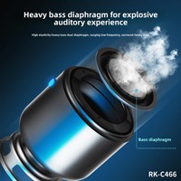 Nouveau haut-parleur audio HiFi portable EWA A106 MAX IPX7 étanche TWS avec subwoofer interconnecté en métal pour la maison, le bureau, l'extérieur et les voyages