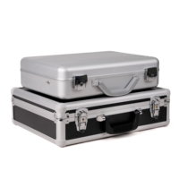 Présentoir d'échantillons de valise en alliage d'aluminium personnalisable OEM/ODM pour le stockage d'équipement et d'outils Boîte de rangement d'instruments