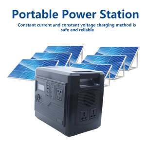 Estação de energia portátil solar para casa LiFePO4 Fosfato de ferro lítio 12V 80ah 1000W 300W 1500W 2000W Power Station portátil - Product Image 2
