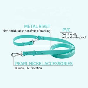 Ensemble de laisse de collier de chien imperméable en PVC, écologique, Durable et confortable, offre spéciale, <span class=keywords><strong>2022</strong></span> - Product Image 5