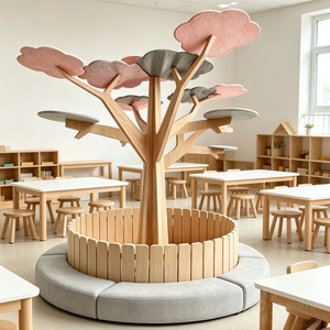 Bibliothèque pour enfants en forme d'arbre Chiquitos, personnalisable, en bois, anti-basculement, multi-niveaux, pour <span class=keywords><strong>livres</strong></span> illustrés - Product Image 3