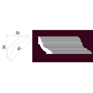 Moldura de poliestireno para exterior, Cornice de corona de pu de moldeado, precio bajo - Product Image 5