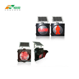 Han Kun Solar Led Traffic Warning <b>Light</b> 300 400 Model <b>Pole</b> Mount Ip65 Aluminum Frame Pc Material - Product Image 3