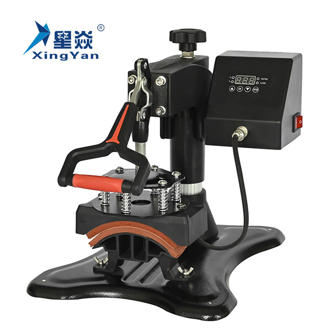 Xingyan High Quality Portable Mini 8*15cm Sublimation Transfer Printing Cap Press Heat Press Machine for Hat