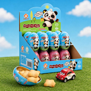 <span class=keywords><strong>Uovo</strong></span> Sorpresa al Cioccolato <span class=keywords><strong>con</strong></span> Biscotto Ripieno e Giocattolo all'Interno, Durata di Conservazione 18 Mesi, <span class=keywords><strong>Biscotti</strong></span> al Cioccolato per Catering - Product Image 5