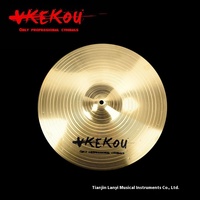 Handmade Alloy Brass Drum Set Cymbal Suit Anti-Scald Cover with Art Skills Gong & Cymbals