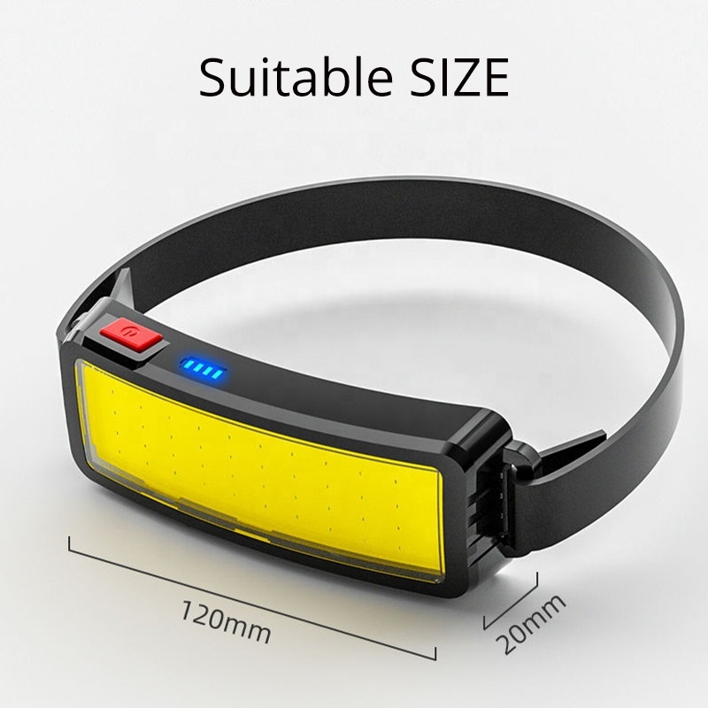 Cross-border Headlamp Strong Light Charging COB Wide Light Area Head Wear Repair Work Lamp Outdoor Led Lighting Lamp Wholesale