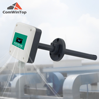 RS485 4-20mA 0-5V 0-10V Type de conduit de canalisation Capteur de volume d'air et de vitesse d'air Transmetteur de vitesse d'air de flux d'air