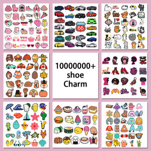 Nova Chegada Designer PVC Sapato Encantos Personalizado Tamanão Decorações em Massa Atacado Decorações De Sapato - Product Image 1