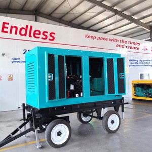 เครื่องกำเนิดไฟฟ้าดีเซล Weichai 100KW แบบเคลื่อนที่ พร้อมกล่องเก็บเสียง สำหรับงานก่อสร้างสะพาน ระบบจ่ายไฟทั่วไป รุ่น KD-100GF 400/230V - Product Image 2