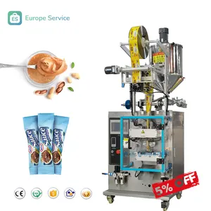 Mesin kemasan Sachet cair pasta saus otomatis akurasi tinggi industri untuk mentega kacang