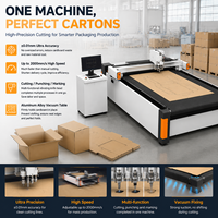 Máquina de Corte de Cartón Corrugado CNC, Máquina de Corte de Cajas de Embalaje, Máquina de Corte con Cuchilla Oscilante