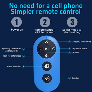 Bán buôn nhanh nhẹn phản ứng ánh sáng phản xạ phù hợp với thiết bị đào tạo không dây tốc độ phản ứng đào tạo ánh sáng cho đấm bốc bóng đá - Product Image 2