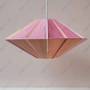 Lampe suspendue moderne en forme de diamant, 600, 700, 800mm, carrée, à incandescence, pour salon, salle à manger, hôtel, villa - Product Image 1
