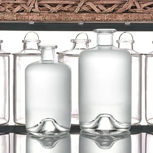 Bouteille en verre transparente de 750 ml, 700 ml, 70 cl, 1 litre pour spiritueux (brandy, gin, rhum, mezcal) – Vente directe usine Chine – Garrafas De Vidro Para Licor - Product Image 5