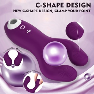 Clitoral Sucking Vibrator, G Spot Clit <strong>Dildo</strong> for Women with Suction &amp; Vibration, Waterproof Clitoral Massager Nipple Stimulator - Product Image 1