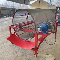 Machine de criblage rotative mobile, mini cribleuse à tambour pour le criblage du sciure de bois, des herbes et du compost