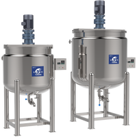 Haute productivité 1000L 2000L 3000L ligne de production de sirop équipement mélangeur d'homogénéisation pour Gel cosmétique