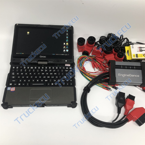 Scanner de véhicule utilitaire robuste V110 avec prise en charge du moteur, AMT, EBS, VCU, ABS, connexion Wi-Fi, programmation ECU, et fonction Engine Dance X5. - Product Image 6
