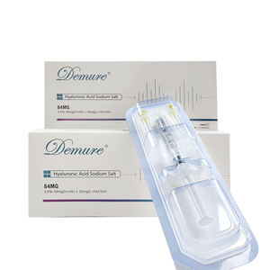 Booster cutané à l'acide <span class=keywords><strong>hyaluronique</strong></span> 2ml H+L 64mg, <span class=keywords><strong>injection</strong></span> d'acide <span class=keywords><strong>hyaluronique</strong></span> injectable pour le rajeunissement du <span class=keywords><strong>visage</strong></span>, lifting, hydratation, anti-rides - Product Image 1