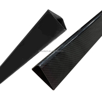 Driehoekige koolstofvezel buis telescopische paal schacht buis watergevoede paal vierkante buis connector koolstofvezel drone frame arm