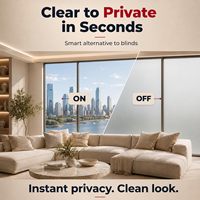 PDLC Smart Film Schaltbare Elektrische Fenstertönung mit Dekorativem Modernem Design für Glas in Hotels und Bürogebäuden