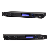 Processeur de sonorisation DSP FIR LB204 2 entrées 4 sorties, 500 MHz, double cœur, 32 bits, 768 kHz ADC, PEQ, DEQ, GEQ, contrôle USB, LAN, PC