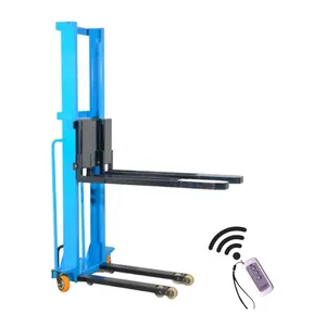 electric stacker with remote control pallet lifting machine for warehouse <b>material</b> <b>handling</b> equipment heavy duty - Product Image 1