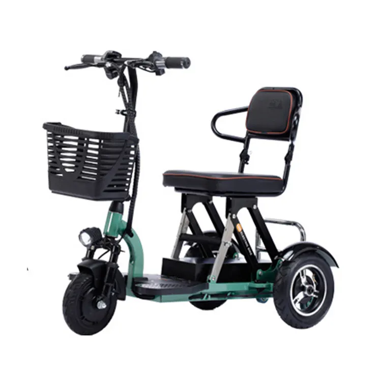 노인을위한 미니 접이식 전기 세발 자전거/거동이 불편한 노인을위한 저렴한 이동성 스쿠터