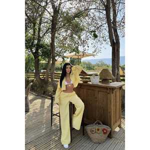 Yellow Plaid <b>Outdoor</b> & <b>Hiking</b> <b>Clothing</b> Set - Product Image 6