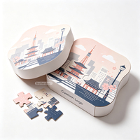 Puzzle en papier personnalisé à imprimer, jeu de puzzle éducatif pour les soirées en famille, jouets pour enfants