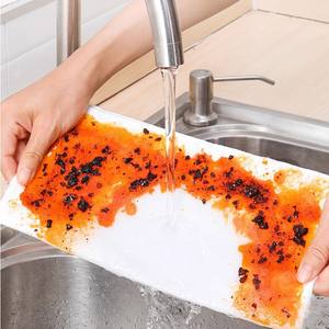 Paño de Cocina Semanal de Fibra de Bambú 28cmX28cm de Doble Uso, Seco y Húmedo, para Limpieza de Cocina - Product Image 4