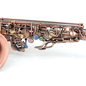 ヴィンテージプロフェッショナルアルトサックス（E♭調、マットレッド）、初心者＆演奏者向け - Product Image 4