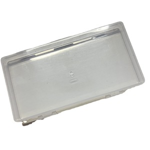 Kh54 Double Hook <b>Empty</b> <b>Box</b> Transparent Plastic Storage <b>Box</b> For Fishing Tackle And Craft Supplies Desktop Organizer Universal Use - Product Image 5