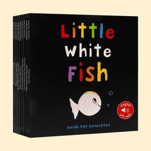Piccolo pesce bianco che si trova profondamente sotto <span class=keywords><strong>il</strong></span> <span class=keywords><strong>mare</strong></span>, 1 set di 10 libri, libri illustrati, libri illustrati per l'illuminazione dei bambini - Product Image 1