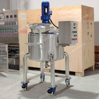 Gran Oferta: Tanque de Mezcla Móvil Sellado con Agitador para Líquidos Químicos, Máquina para Fabricación de Jabón Líquido, Tanque de Almacenamiento de Aceite