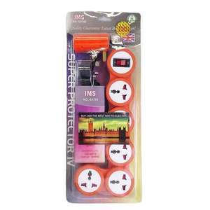 <span class=keywords><strong>ปลั๊ก</strong></span>ซ็อกเก็ตกล้องหญิงจับเวลาคู่มาตรฐานสากลเฟส 1 <span class=keywords><strong>นิ้ว</strong></span>ชายสหราชอาณาจักรสีดําขยาย 6 ทิศทางซ็อกเก็ตส่วนบุคคล - Product Image 2