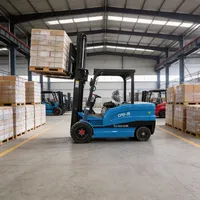 Carrello Elevatore Elettrico a Batteria con Sistema Idraulico Sicuro, Capacità 3500kg, per Porti e Magazzini