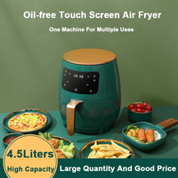 Meilleur vendeur professionnel de haute qualité OEM 4,5 l ménage multifonctionnel Intelligent mignon four friteuse à Air sans huile