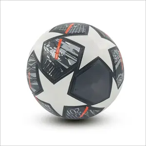 Fabricants personnalisés Dfournir directement Match Ball Football Taille 5 PU Or Ballons de Football Ballons de Football Haut de Gamme