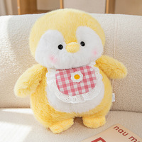 Vente chaude Mignon Animaux Personnalisés En Peluche Jouet Garçons Filles Cadeaux Jaune Bleu Rose Noir En Peluche Pingouin En Peluche Jouets