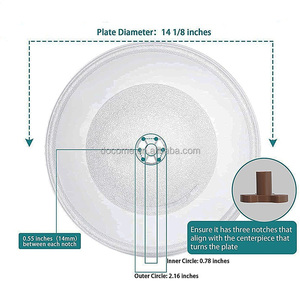 14 plaque tournante pour <span class=keywords><strong>micro</strong></span>-ondes 1/8 pouces pour <span class=keywords><strong>lg</strong></span> <span class=keywords><strong>plateau</strong></span> de cuisson en <span class=keywords><strong>verre</strong></span> pour <span class=keywords><strong>micro</strong></span>-ondes 360mm plaque en <span class=keywords><strong>verre</strong></span> pour four à <span class=keywords><strong>micro</strong></span>-ondes - Product Image 2
