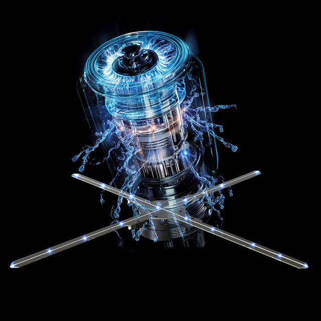 Premium 65cm 3D Hologram Fan with -Degree Rotation and HD Animation Features for Innovative Advertising Displays
